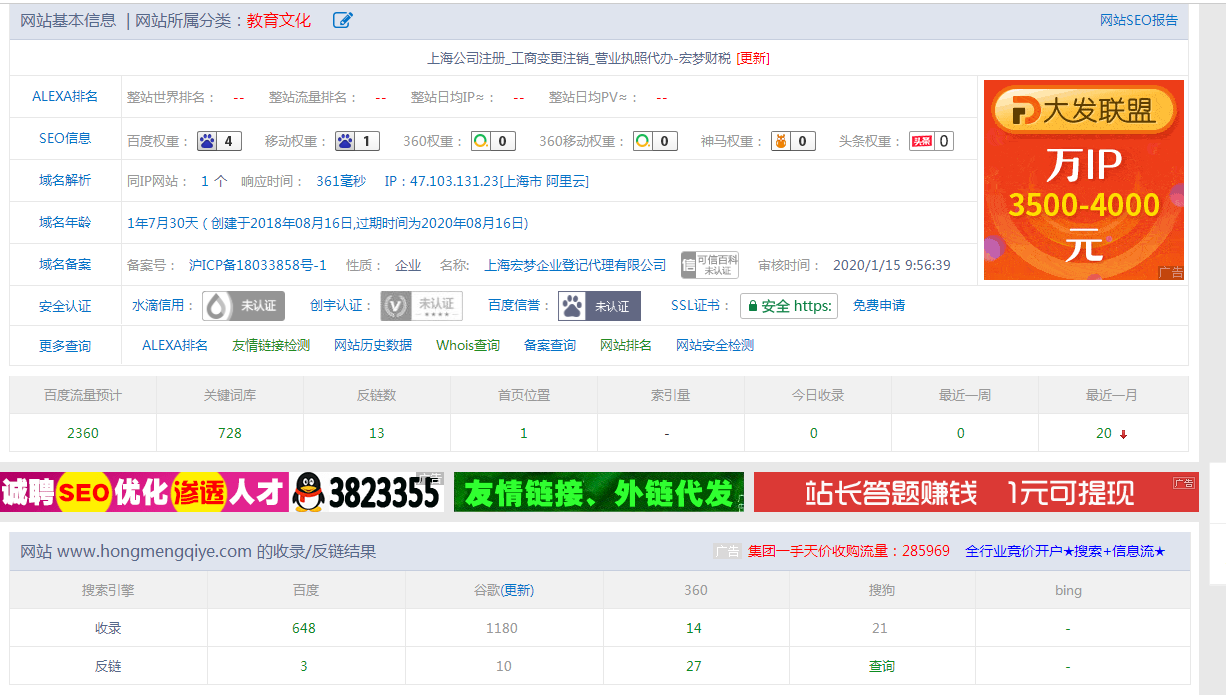站長工具查詢關鍵詞優化數據
