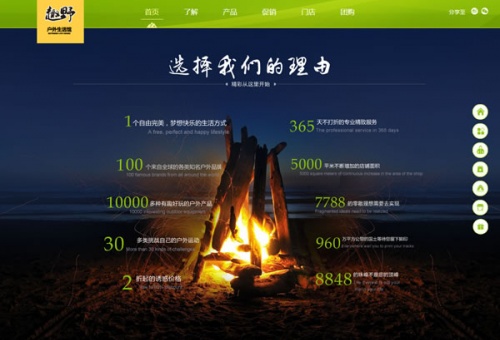 體育用品行業案例-趣野戶外生活館